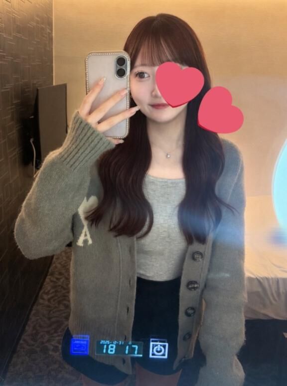 鏡越し♪